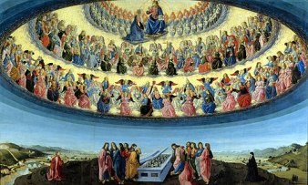 The Assumption of the Virgin, painting by Francesco Botticini