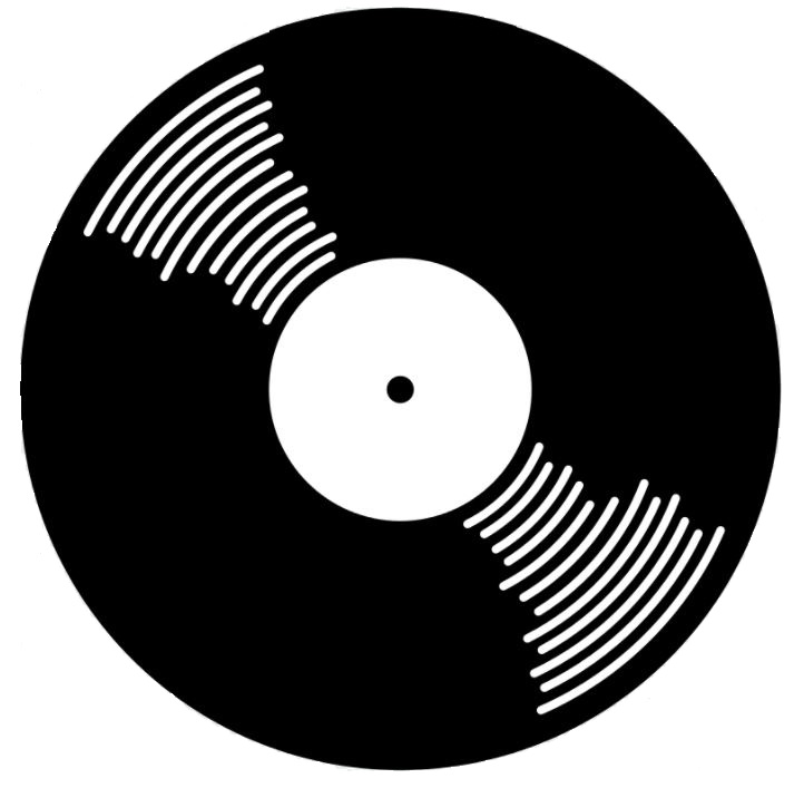 Graphic of a vinyl LP disk